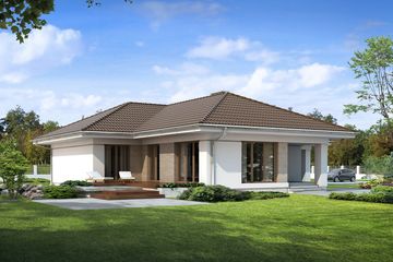  Projekt domu Ambrozja MC (BSA1904) - projekt domu parterowego - Zdjęcie 2