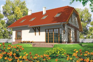  Projekt domu Ramona (WRC1262) - projekt domu parterowego z poddaszem - Zdjęcie 2