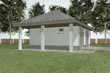  Projekt garażu G 3.1 (WAM1075) - projekt garażu parterowego - Zdjęcie 2