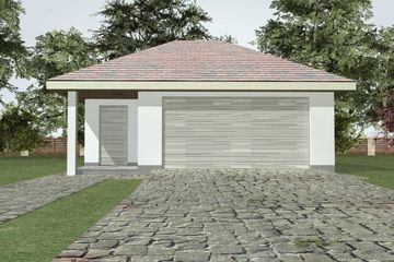  Projekt garażu G 3.6 (WAM1081) - projekt garażu parterowego - Zdjęcie 2