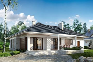  Projekt domu Driada 3 (BSE1005) - projekt domu parterowego - Zdjęcie 2