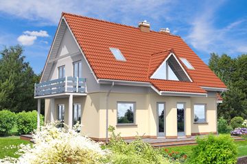  Projekt domu Bristol LMP34 (WRB1078) - projekt domu parterowego z poddaszem - Zdjęcie 2