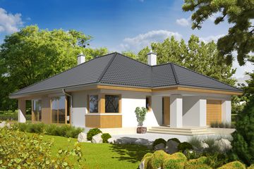  Projekt domu Glen G1 (WRC1880) - projekt domu parterowego - Zdjęcie 2
