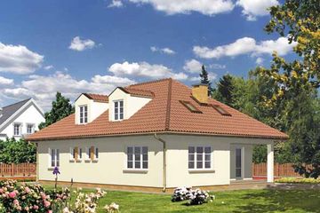  Projekt domu WB-3954 (KRA1229) - projekt domu parterowego z poddaszem - Zdjęcie 2