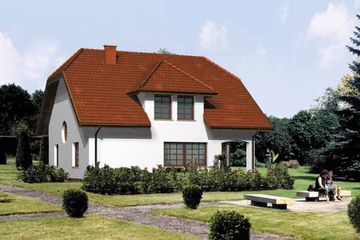  Projekt domu WB-3369 (KRA1026) - projekt domu parterowego z poddaszem - Zdjęcie 2