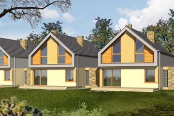  Projekt domu Ultra 2 (WRN1081) - projekt domu parterowego z poddaszem - Zdjęcie 2