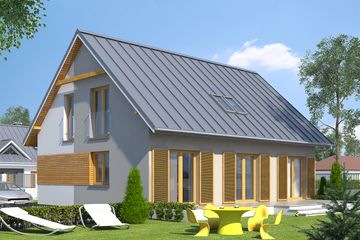  Projekt domu Jesion (BSA1927) - projekt domu parterowego z poddaszem - Zdjęcie 2