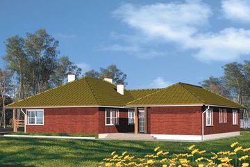  Projekt domu Patrycja G2 (WRC1283) - projekt domu parterowego - Zdjęcie 2