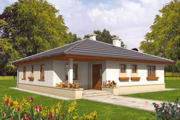  Projekt domu Leda (WRC1115) - projekt domu parterowego - Zdjęcie 2