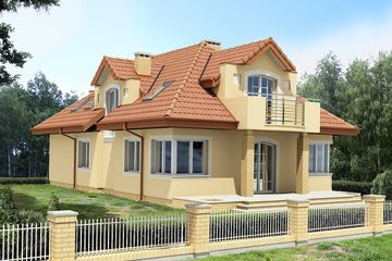  Projekt domu Goblin II 2G (BSB1051) - projekt domu parterowego z poddaszem - Zdjęcie 2