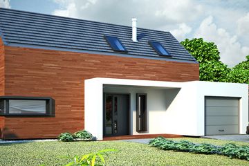  Projekt domu AJR_19_A1 (WOJ1004) - projekt domu parterowego z poddaszem - Zdjęcie 5