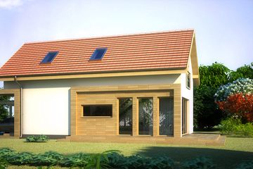  Projekt domu AJR_20_C (WOJ1005) - projekt domu parterowego z poddaszem - Zdjęcie 6