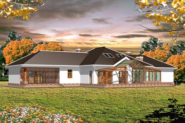  Projekt domu Silver z garażem 2-st. [A] (WRF1133) - projekt domu parterowego z poddaszem - Zdjęcie 2