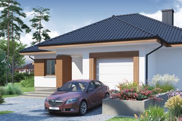  Projekt domu Platon (WRW1135) - projekt domu parterowego - Zdjęcie 2