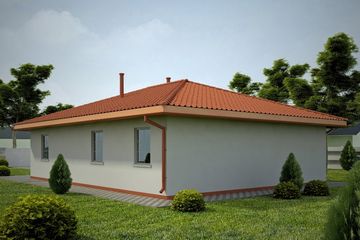  Projekt garażu G66 - Budynek garażowo - gospodarczy (PRA1080) - projekt garażu parterowego - Zdjęcie 2