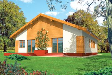  Projekt domu Serafina G1 (WRC1313) - projekt domu parterowego - Zdjęcie 2