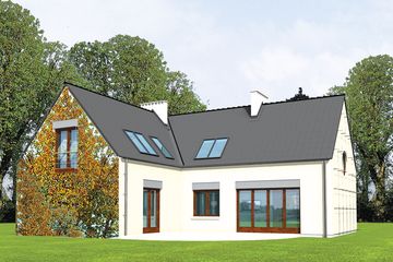  Projekt domu Stanisław G1 (WRC1319) - projekt domu parterowego z poddaszem - Zdjęcie 2