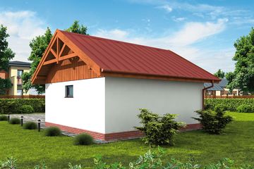  Projekt garażu Extra dopasowany (SLN1774) - projekt garażu parterowego - Zdjęcie 2