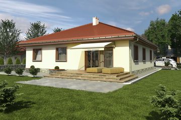  Projekt domu Sroka III z garażem 2-st. [A] (WRF1517) - projekt domu parterowego - Zdjęcie 2