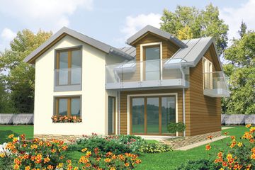  Projekt domu Lili G1 (WRC1124) - projekt domu parterowego z poddaszem - Zdjęcie 2