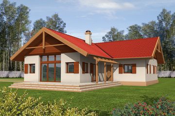  Projekt domu Ariadna G1 (WRC1500) - projekt domu parterowego - Zdjęcie 2