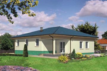  Projekt domu WB-3418 (KRA1071) - projekt domu parterowego - Zdjęcie 2