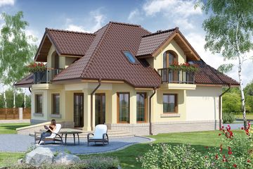  Projekt domu Swetoniusz 2 (WRW1173) - projekt domu parterowego z poddaszem - Zdjęcie 2