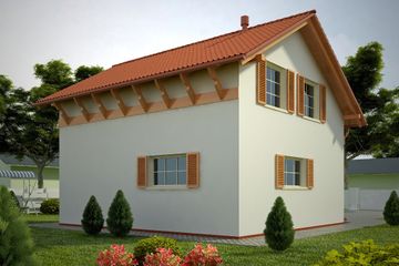  Projekt garażu G71 - Budynek garażowo - gospodarczy (PRA1085) - projekt garażu parterowego - Zdjęcie 2