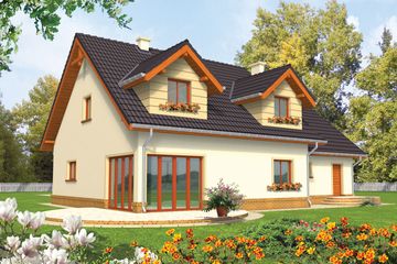  Projekt domu Marina G2 (WRC1146) - projekt domu parterowego z poddaszem - Zdjęcie 2