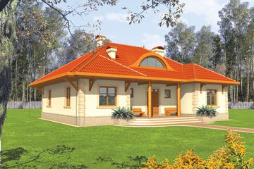  Projekt domu Mery II (WRC1006) - projekt domu parterowego - Zdjęcie 2