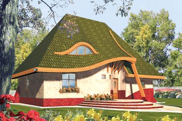  Projekt domu Mieszko (WRC1009) - projekt domu parterowego z poddaszem - Zdjęcie 2