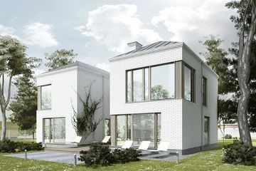  Projekt domu Domo 09 B (WAR1018) - projekt domu z pełnym piętrem - Zdjęcie 1