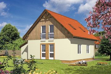  Projekt domu WB-3920 (KRA1121) - projekt domu parterowego z poddaszem - Zdjęcie 2