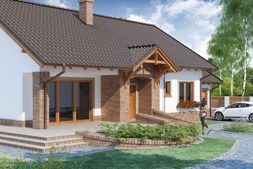  Projekt domu Amazis (WRW1184) - projekt domu parterowego - Zdjęcie 2