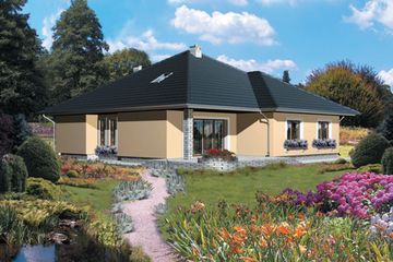  Projekt domu AB-037 (WOC1001) - projekt domu parterowego z poddaszem - Zdjęcie 2