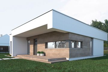  Projekt domu FX-1 (PZB1011) - projekt domu parterowego - Zdjęcie 2