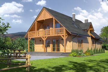  Projekt domu Milicz dw11 (KRP1503) - projekt domu parterowego z poddaszem - Zdjęcie 2