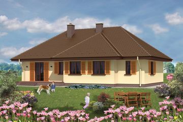  Projekt domu Narni (KRH1265) - projekt domu parterowego - Zdjęcie 2