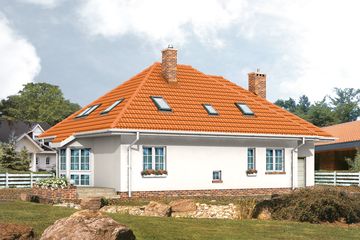  Projekt domu Huragan 2 (BSA1243) - projekt domu parterowego z poddaszem - Zdjęcie 2