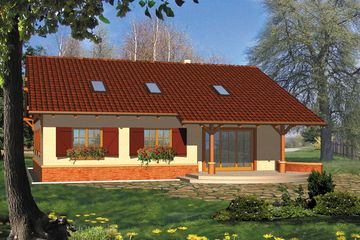  Projekt domu Apollo IIA (WRH1063) - projekt domu parterowego - Zdjęcie 2