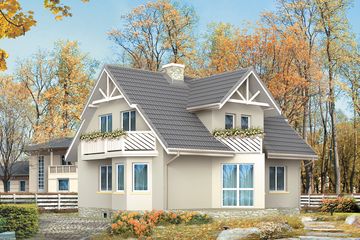  Projekt domu Maciejka 3 (BSA1110) - projekt domu parterowego z poddaszem - Zdjęcie 2