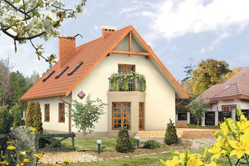  Projekt domu Batuta (BSA1112) - projekt domu parterowego z poddaszem - Zdjęcie 2