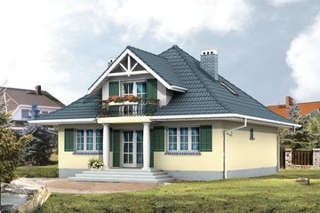  Projekt domu Brawo (BSA1115) - projekt domu parterowego z poddaszem - Zdjęcie 2