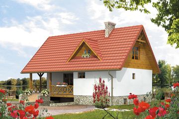  Projekt domu Takt 3 (BSA1083) - projekt domu parterowego z poddaszem - Zdjęcie 2