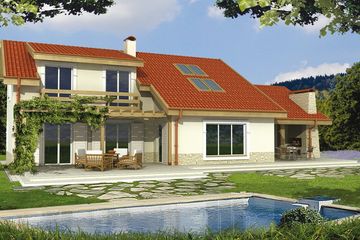  Projekt domu Prowansja A 2 garaże (WRD1218) - projekt domu parterowego z poddaszem - Zdjęcie 2