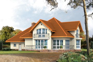  Projekt domu Bachus 3 (BSA1232) - projekt domu parterowego z poddaszem - Zdjęcie 2