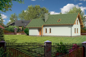  Projekt domu Loreto II (KRH1156) - projekt domu parterowego z poddaszem - Zdjęcie 2