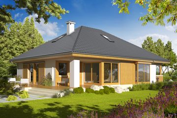  Projekt domu Glen III G2 (WRC1898) - projekt domu parterowego - Zdjęcie 2
