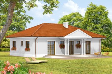  Projekt domu Jagódka (WRC1899) - projekt domu parterowego - Zdjęcie 2