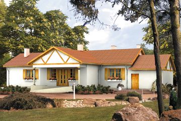  Projekt domu Rozłogi (BSA1274) - projekt domu parterowego - Zdjęcie 2